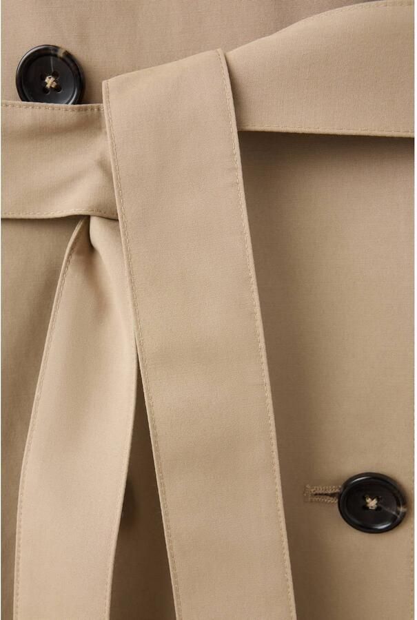 MANGO TEEN trenchcoat met ceintuur beige - Foto 3
