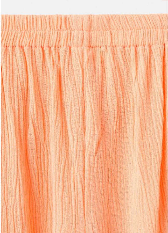 MANGO TEEN wide leg casual broek oranje - Foto 2