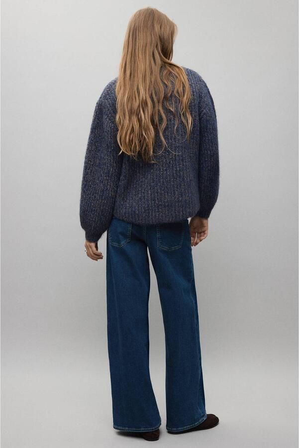MANGO TEEN wide leg jeans changeant blauw - Foto 3
