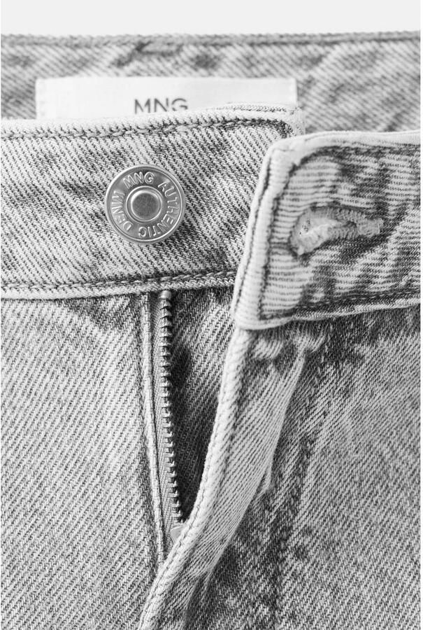 MANGO TEEN wide leg jeans grijs - Foto 3