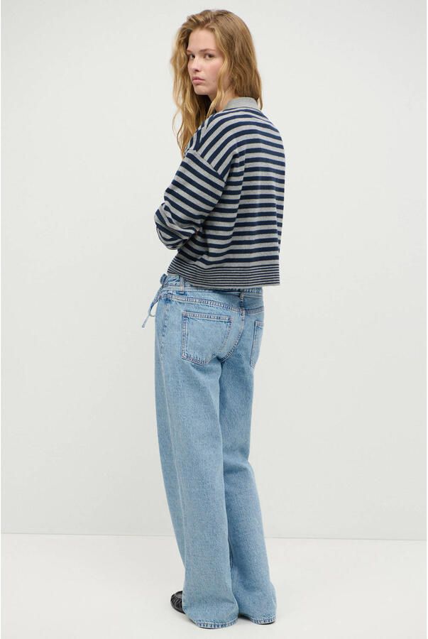 MANGO TEEN wide leg jeans lichtblauw - Foto 2
