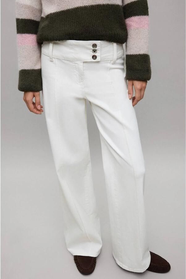 MANGO TEEN wide leg jeans naturel wit - Foto 2