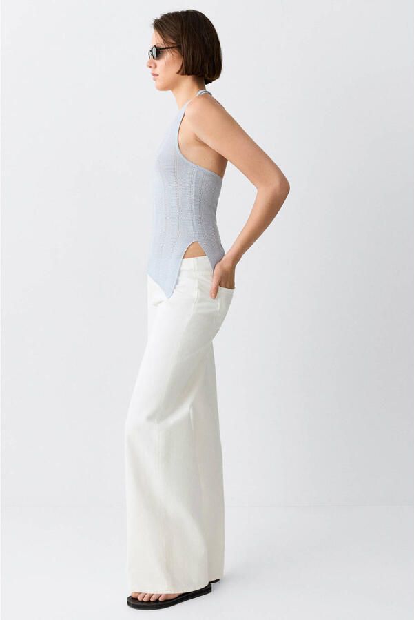 MANGO TEEN wide leg jeans wit - Foto 3