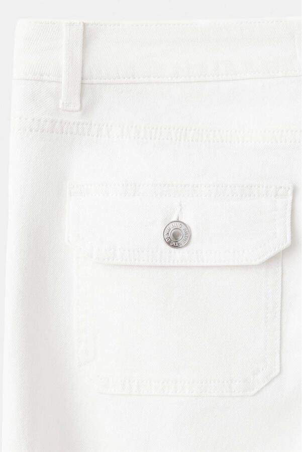 MANGO TEEN wide leg jeans wit - Foto 3