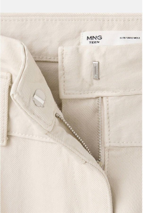 MANGO TEEN wide leg jeans zand - Foto 2
