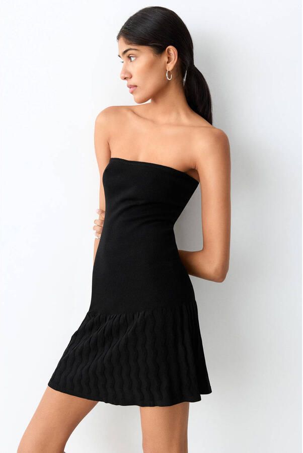 MANGO TEEN zomerjurk zwart