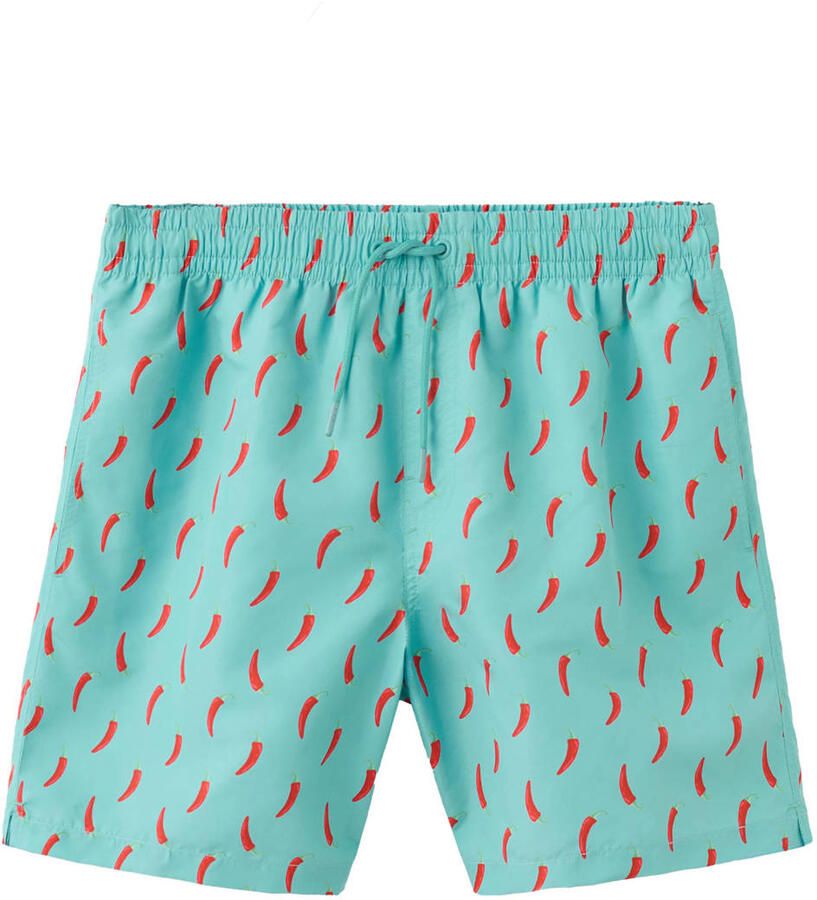 MANGO TEEN zwemshort aquablauw