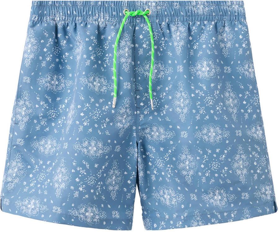 MANGO TEEN zwemshort blauw