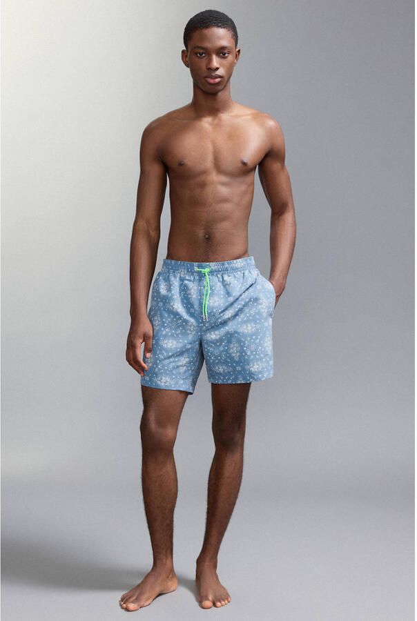 MANGO TEEN zwemshort blauw - Foto 2