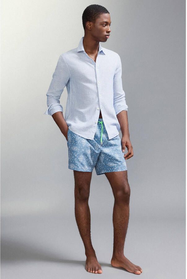 MANGO TEEN zwemshort blauw - Foto 3