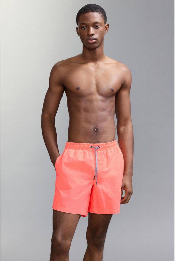 MANGO TEEN zwemshort neon oranje - Foto 3