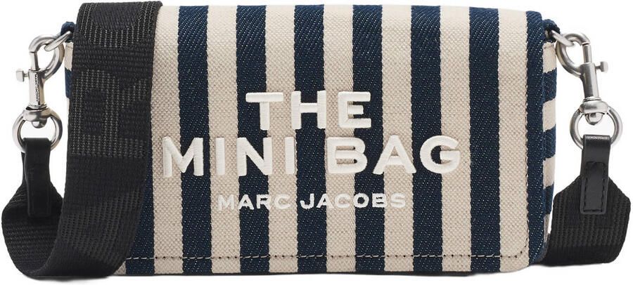 Marc Jacobs crossbody tas The Mini Bag donkerblauw ecru
