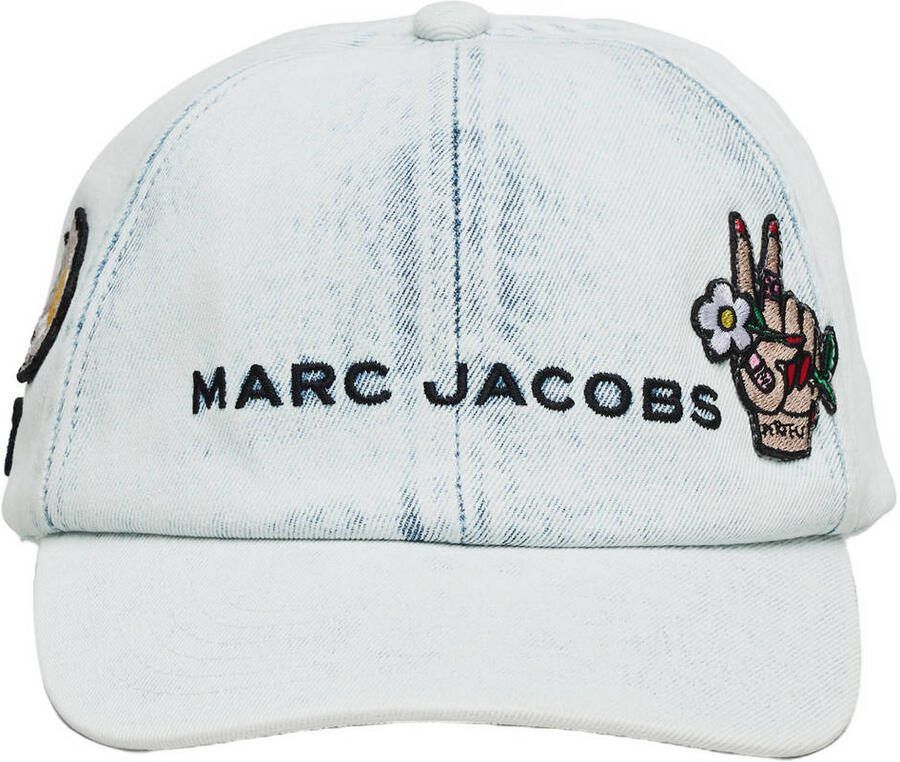 Marc Jacobs denim pet Tattoo Patch lichtblauw