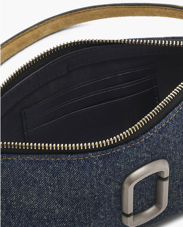 Marc Jacobs denim schoudertas The Pochette blauw - Foto 2