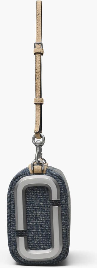 Marc Jacobs denim schoudertas The Snapshot blauw - Foto 2