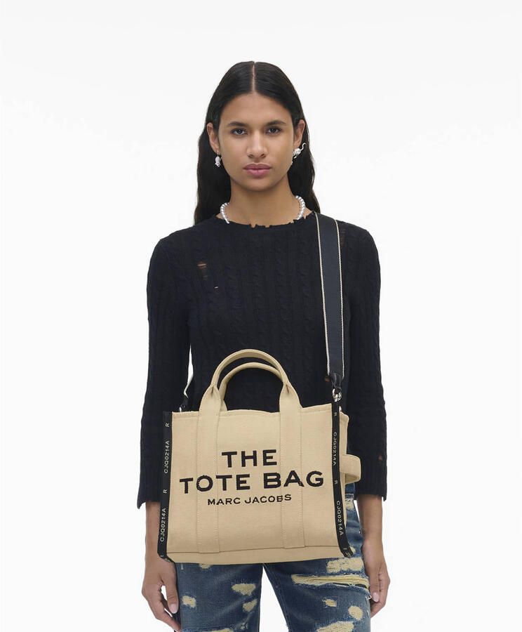 Marc Jacobs Stijlvolle Tote Handtas met Verstelbare Band Beige Dames