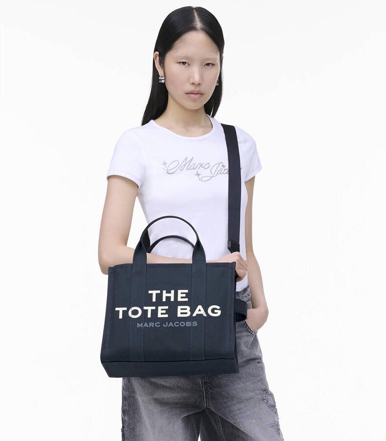 Marc Jacobs handtas The Medium Tote donkerblauw