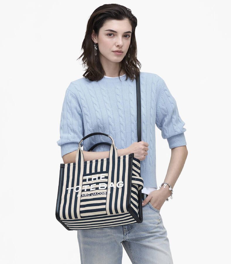 Marc Jacobs handtas The Medium Tote donkerblauw
