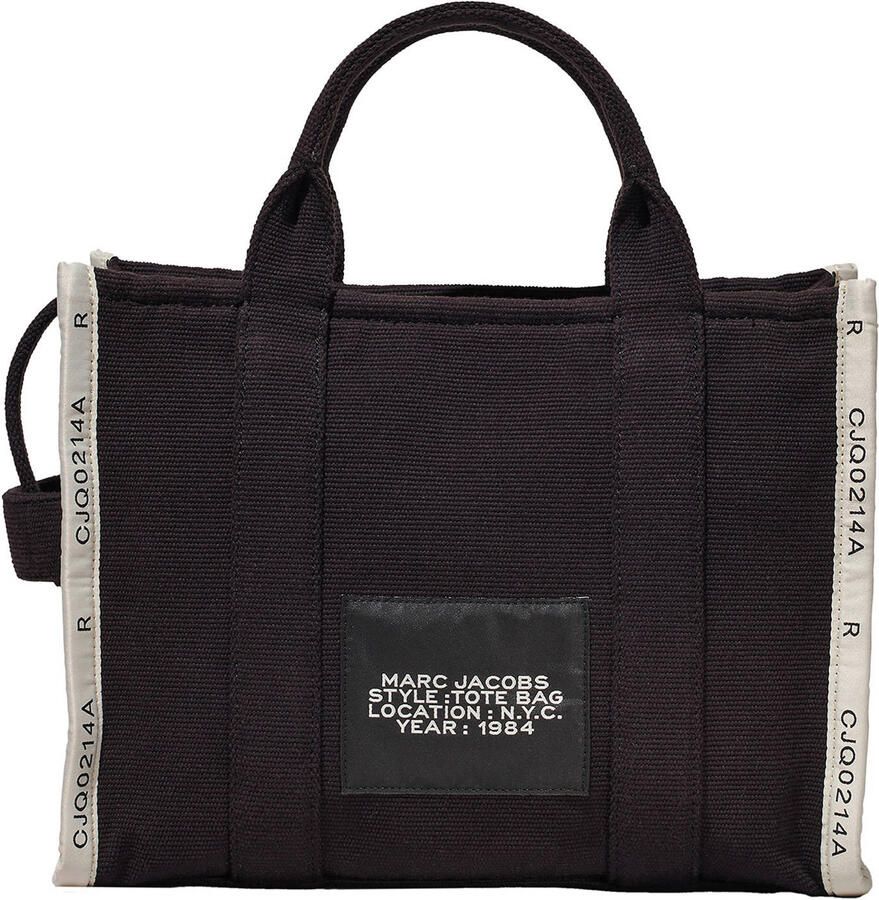 Marc Jacobs Katoenen Tote Handtas met Bovenhandvatten Black Dames - Foto 2