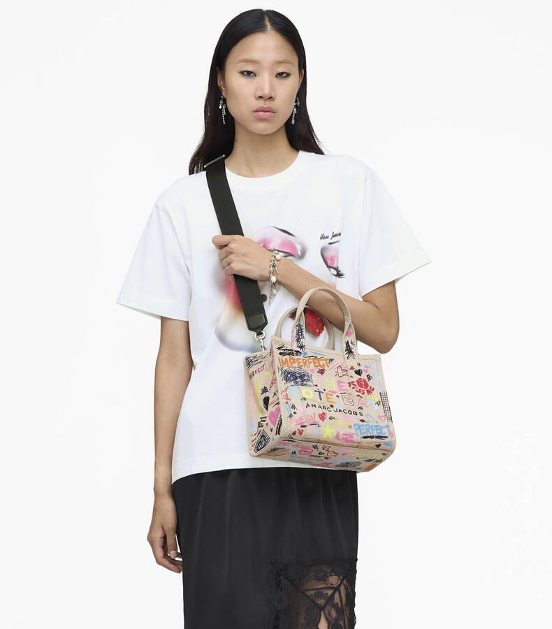 Marc Jacobs handtas The Small Tote beige - Foto 2