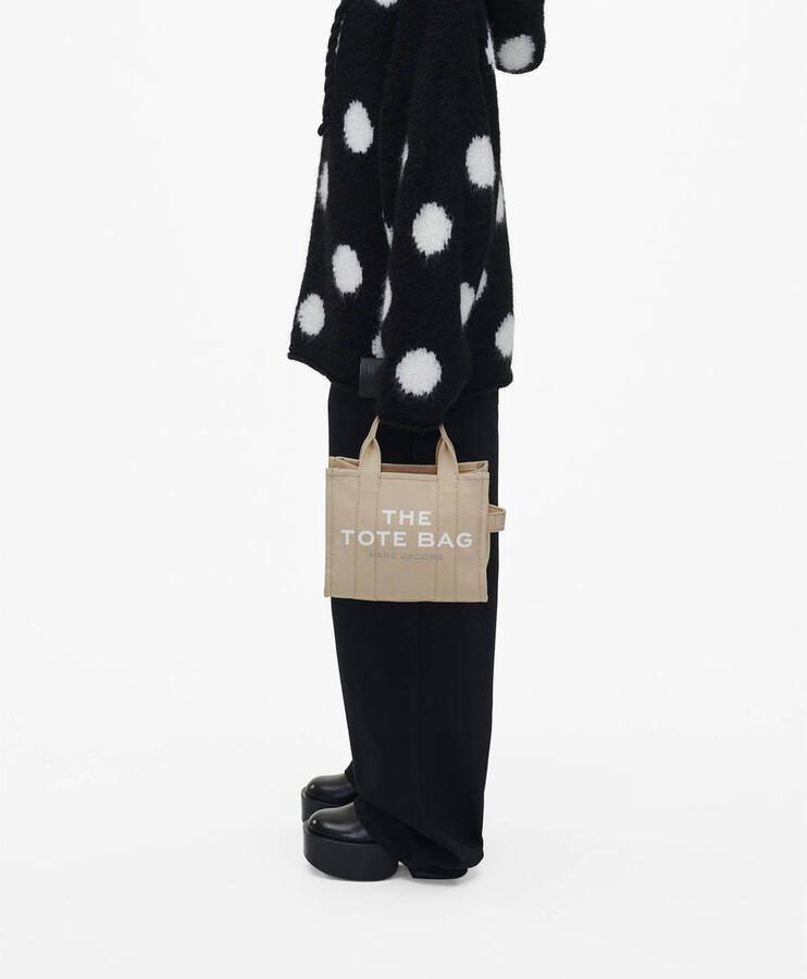 Marc Jacobs Kleine Tote Shoppingtas Katoen Logo Beige Dames - Foto 2