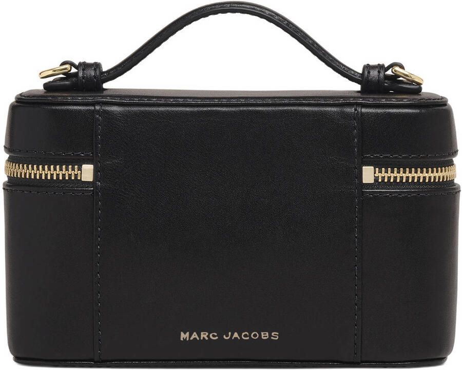 Marc Jacobs leren crossbody tas The E W Vanity Bag zwart - Foto 3