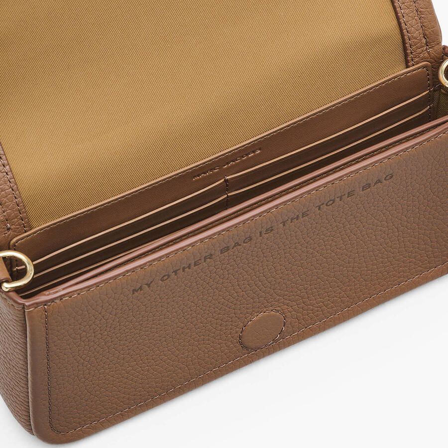 Marc Jacobs leren crossbody tas The Mini Bag cognac - Foto 2