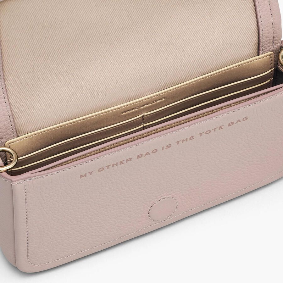 Marc Jacobs Gestructureerde leren Mini Schoudertas Pink Dames - Foto 2