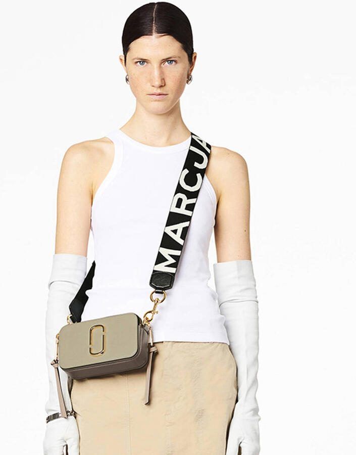 Marc Jacobs Snapshot Tas Saffiano Leer Dubbele Rits Verstelbare Band Multicolor Dames - Foto 3