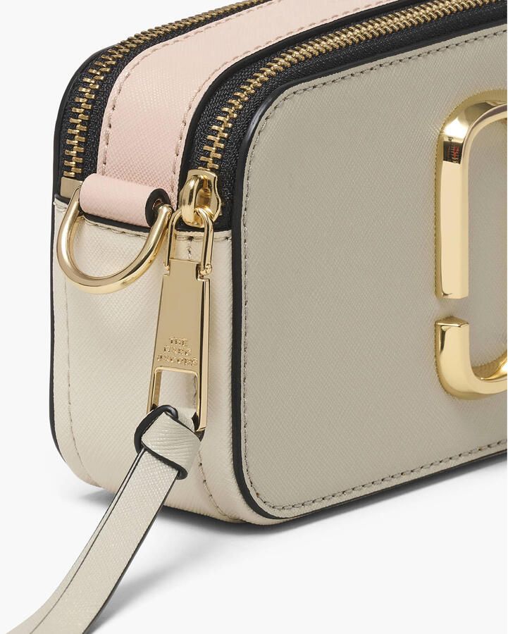 Marc Jacobs leren crossbody tas The Snapshot beige - Foto 2