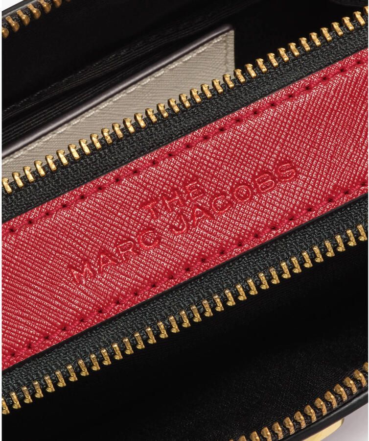 Marc Jacobs leren crossbody tas The Snapshot blauw rood - Foto 2