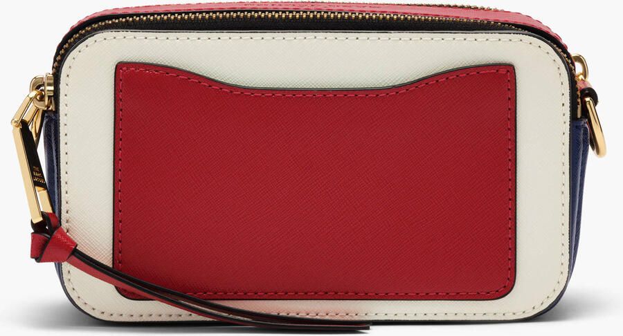 Marc Jacobs leren crossbody tas The Snapshot blauw rood - Foto 3