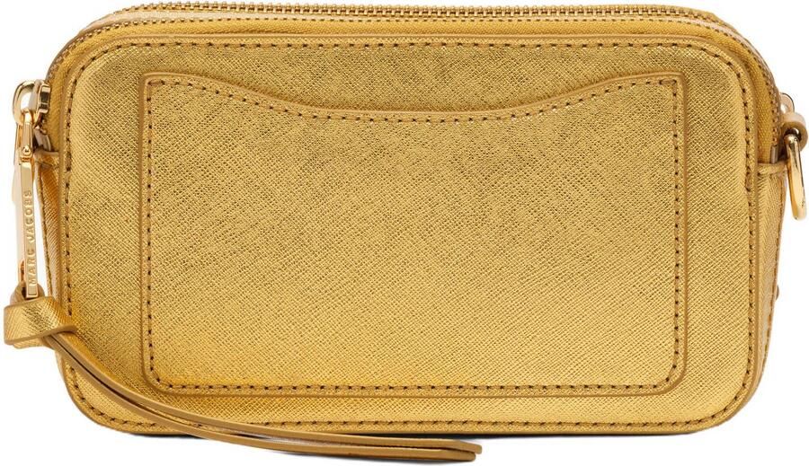 Marc Jacobs leren crossbody tas The Snapshot goudkleurig - Foto 3
