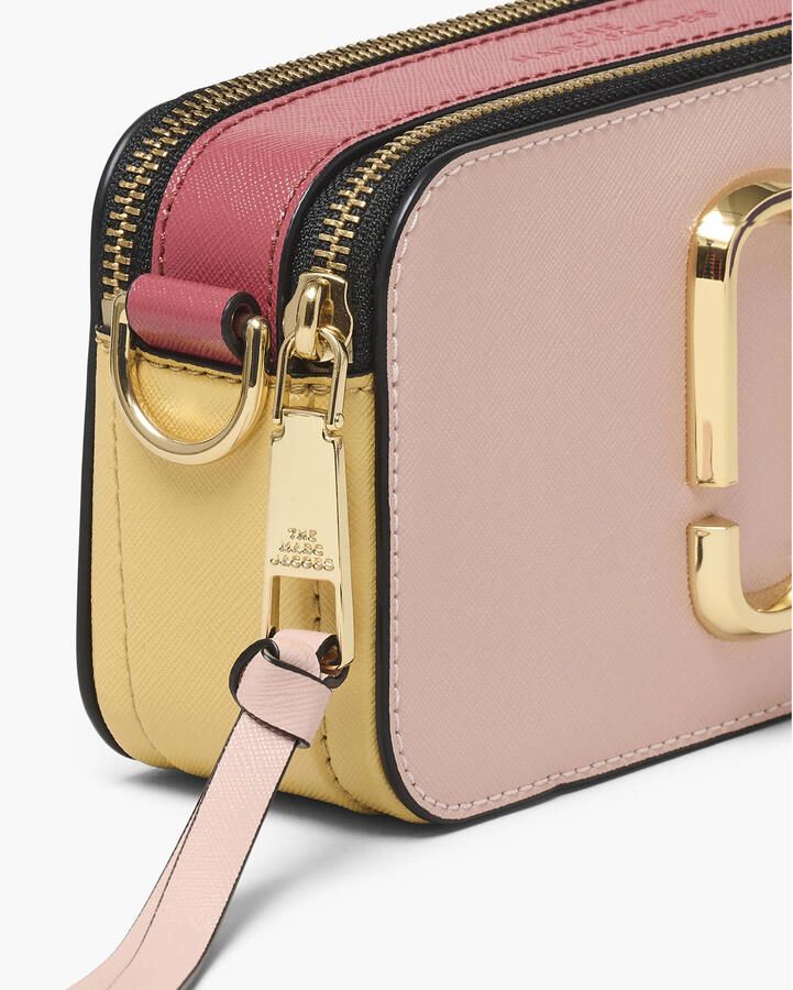 Marc Jacobs leren crossbody tas The Snapshot lichtroze - Foto 2