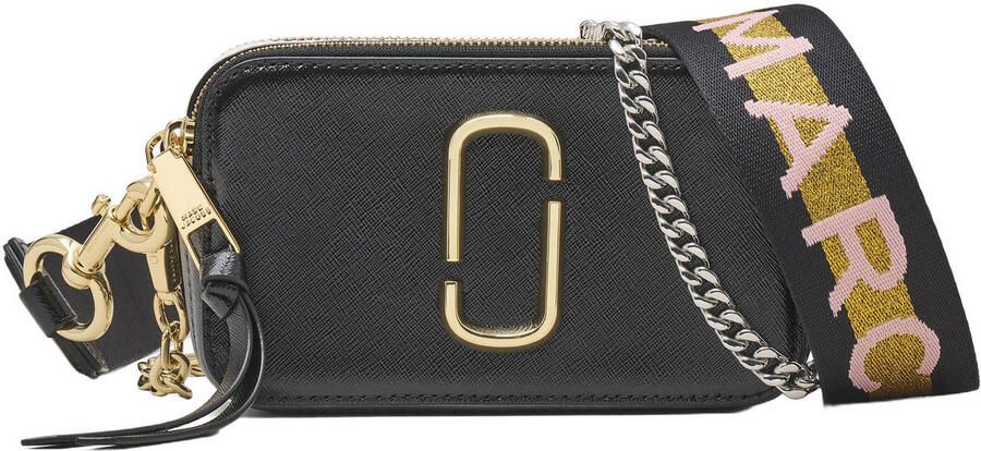 Marc Jacobs leren crossbody tas The Snapshot zwart