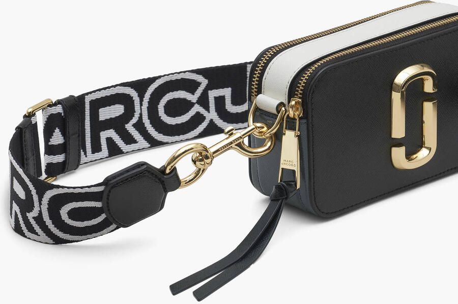 Marc Jacobs Snapshot Camera Tas. Zwart Leer Zilveren Hardware Black Dames - Foto 2
