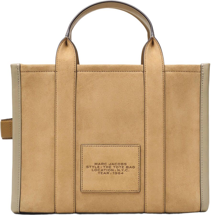 Marc Jacobs leren handtas The Medium Tote lichtbruin - Foto 2