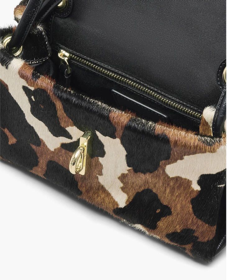 Marc Jacobs leren schoudertas The Mini Dual bruin zwart - Foto 3