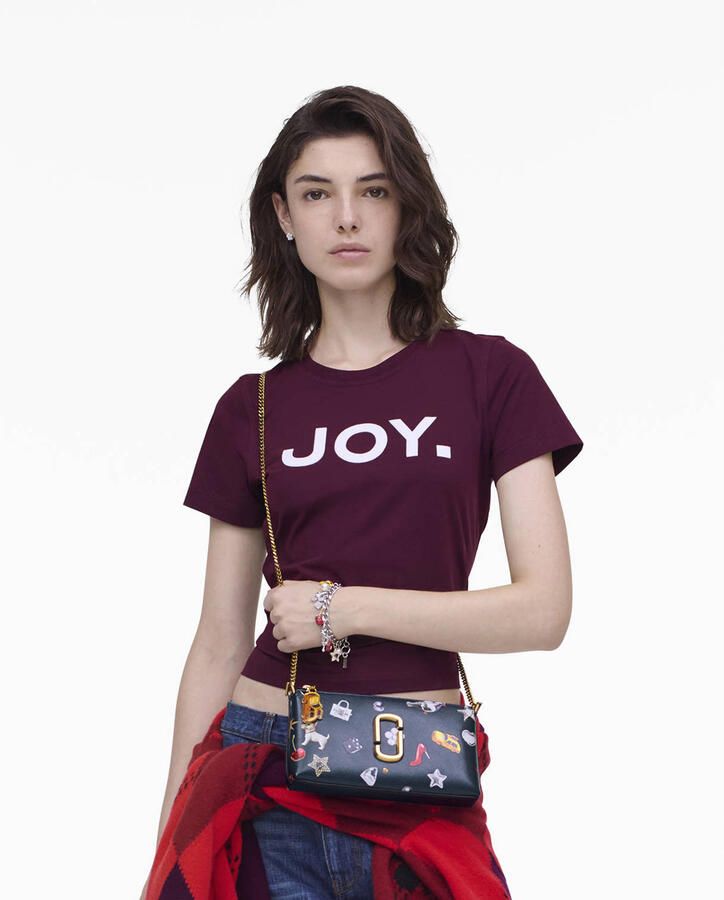 Marc Jacobs leren schoudertas The Pochette blauw