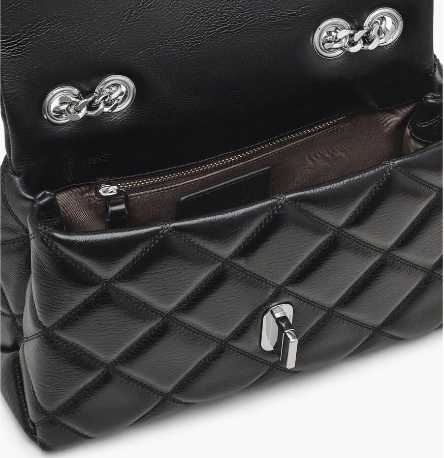 Marc Jacobs leren schoudertas The Slim Dual Chain zwart - Foto 2