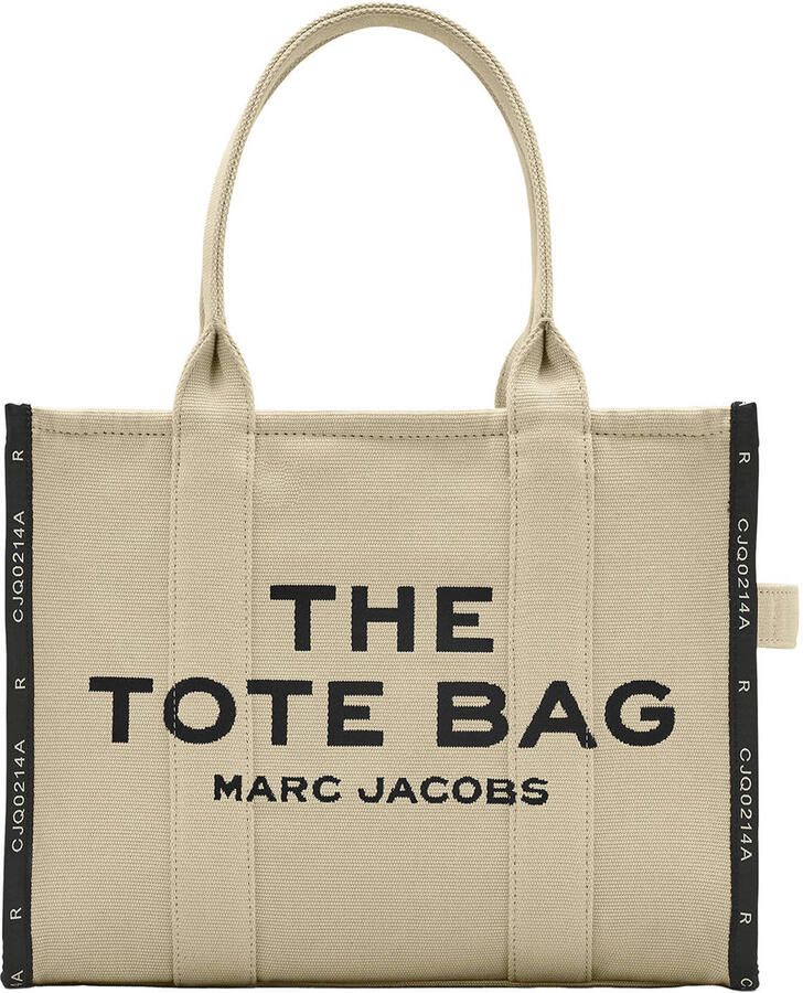 Marc Jacobs the jacquard traveler tote bag large Beige Dames