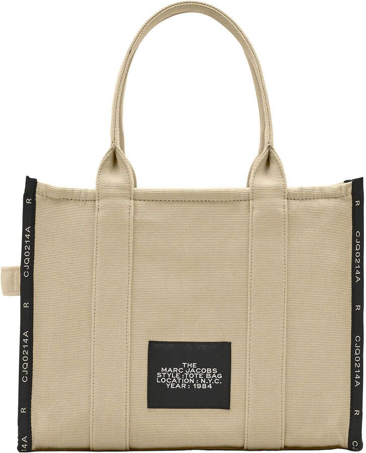 Marc Jacobs the jacquard traveler tote bag large Beige Dames - Foto 2