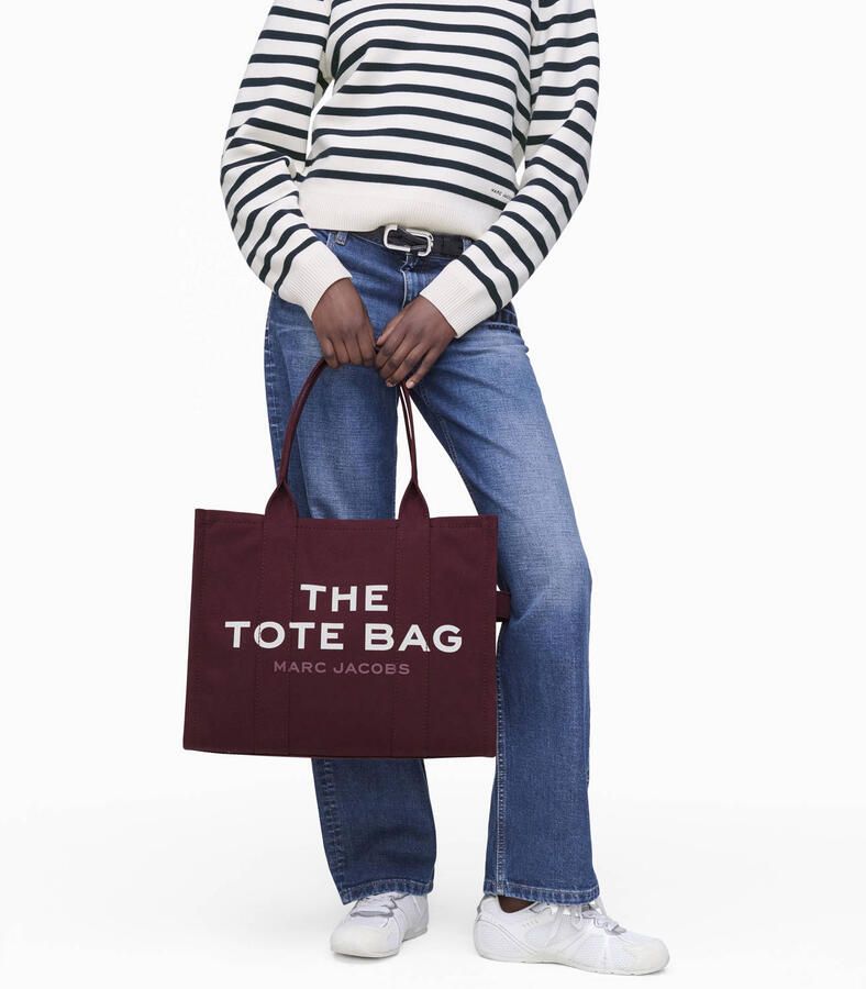 Marc Jacobs shopper The Large Tote donkerrood