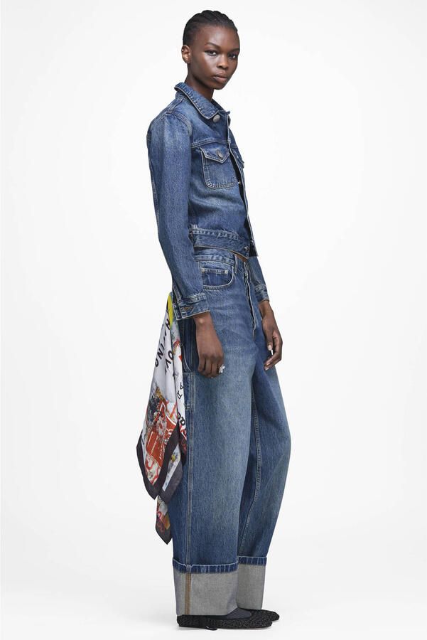 Marc Jacobs sjaal Americana Silk multi