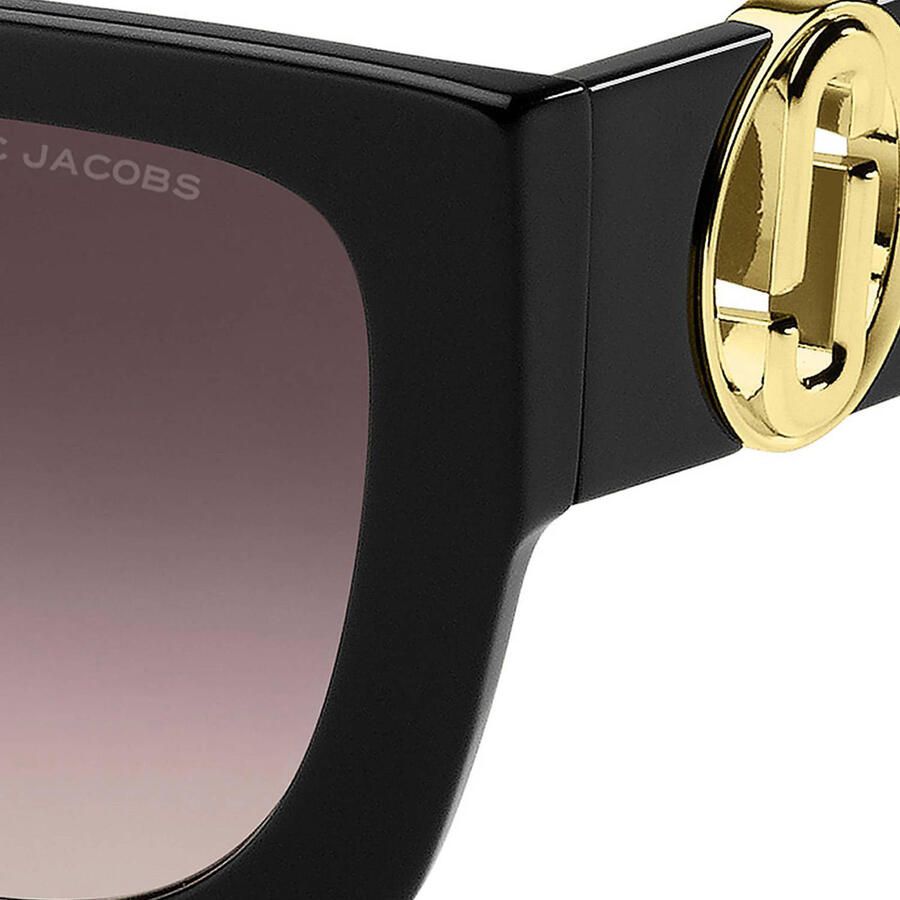 Marc Jacobs Zwarte zonnebril met bruin getinte glazen Black Unisex - Foto 2