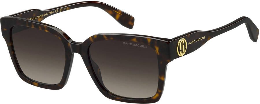 Marc Jacobs zonnebril MARC 814 S met tortoise print bruin