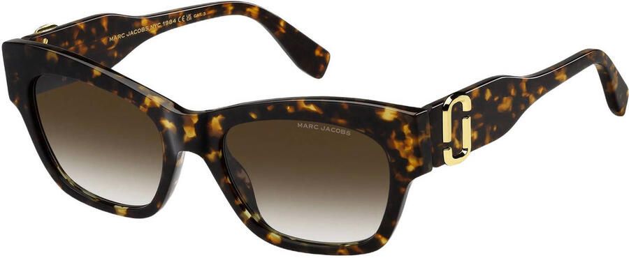 Marc Jacobs zonnebril met tortoise print MARC 762 S bruin