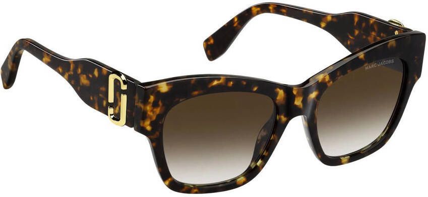 Marc Jacobs zonnebril met tortoise print MARC 762 S bruin - Foto 3