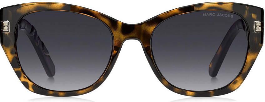 Marc Jacobs zonnebril met tortoise print MARC 807 S bruin - Foto 3