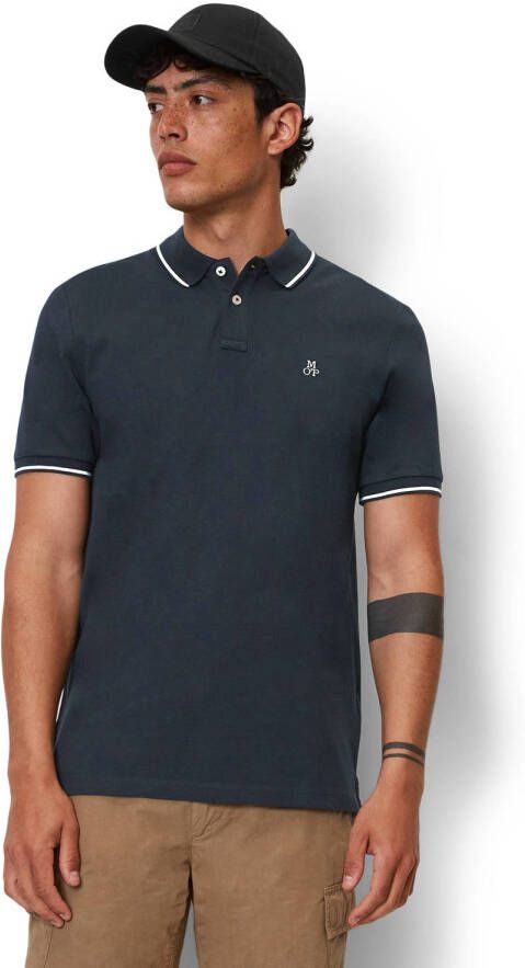Marc O'Polo Poloshirt Polo shirt short sleeve slits at side embroidery on chest